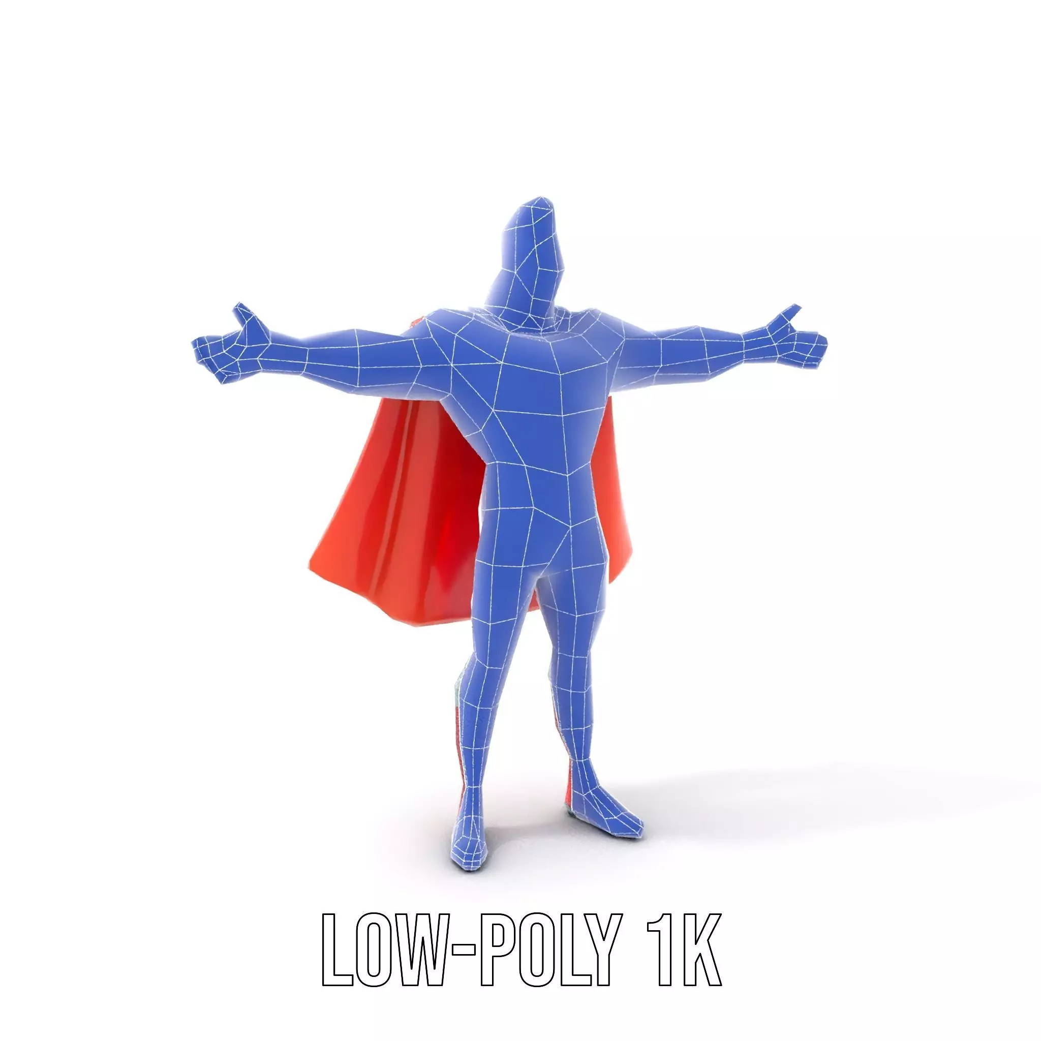Heroic Cape Avenger model pack Low-poly 3D model_28