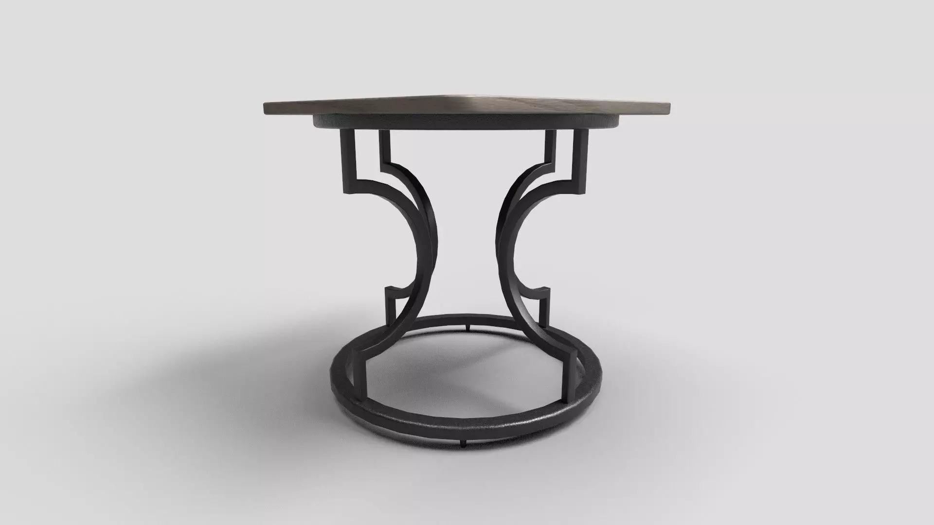 Square Table CG61 3D model_1