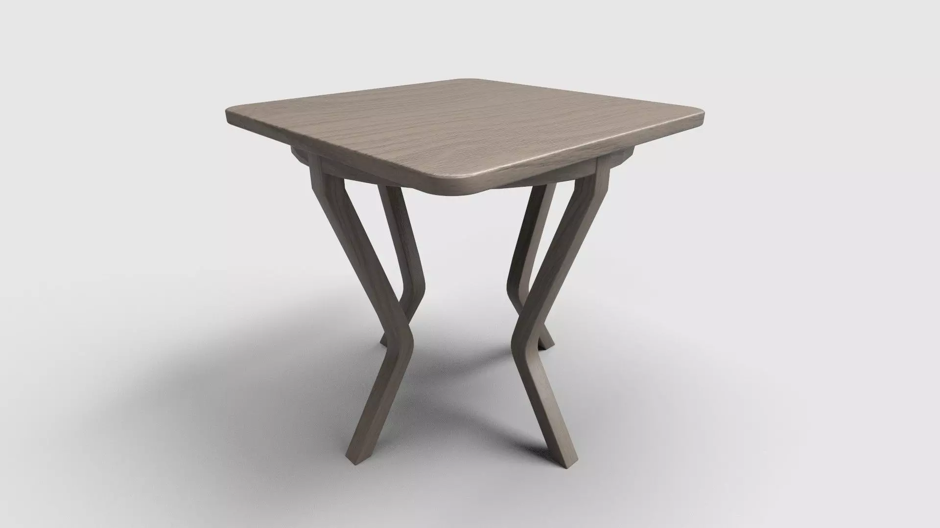 Square Table CG62 3D model_0
