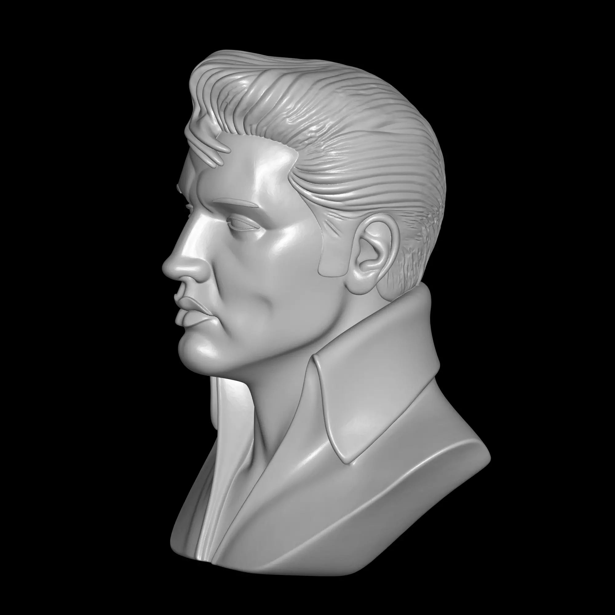 Elvis Presley Design 3D print model_1