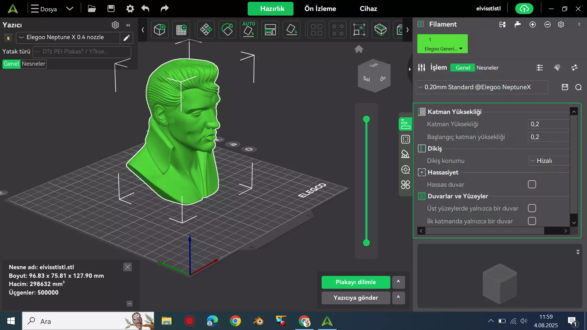 Elvis Presley Design 3D print model_2