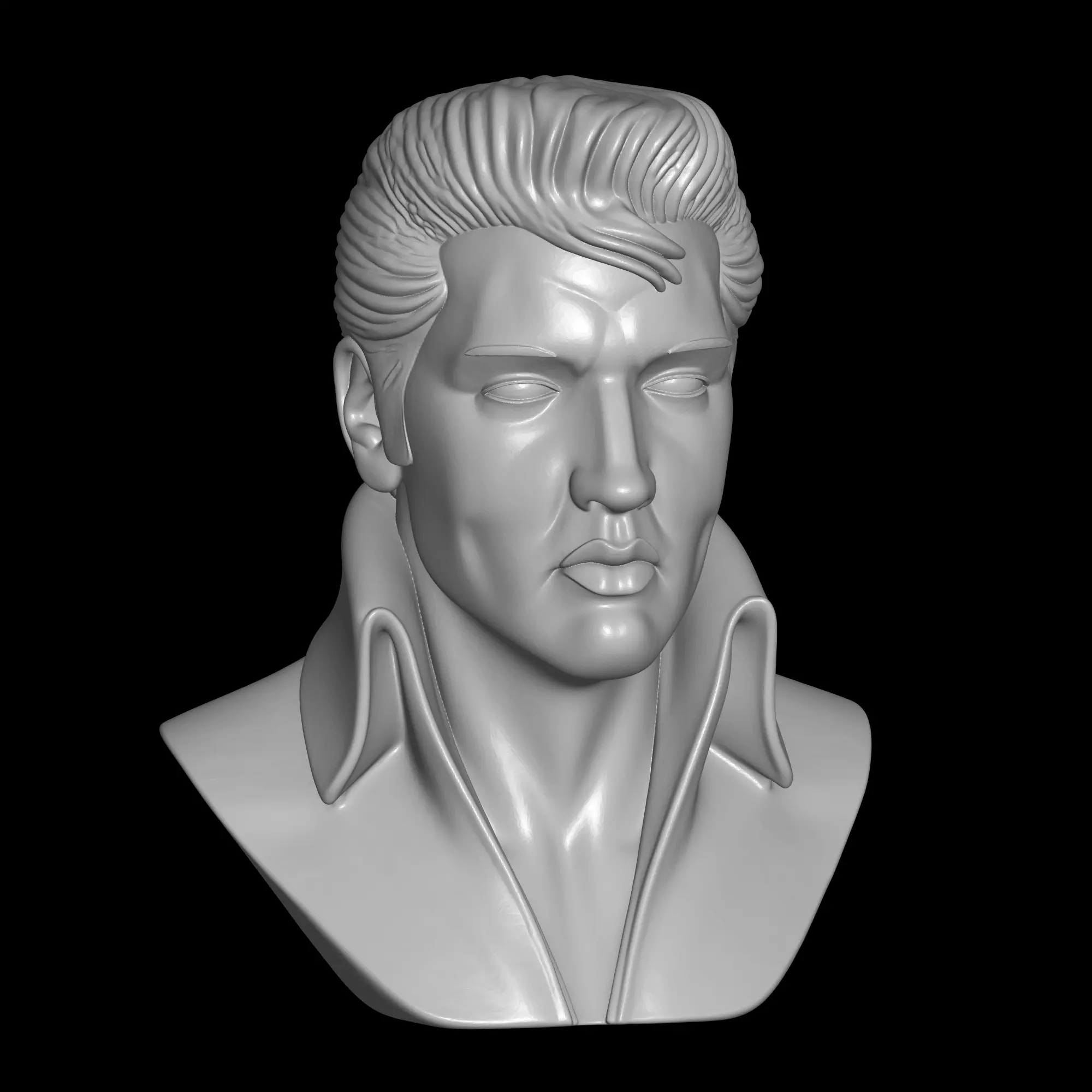 Elvis Presley Design 3D print model_0