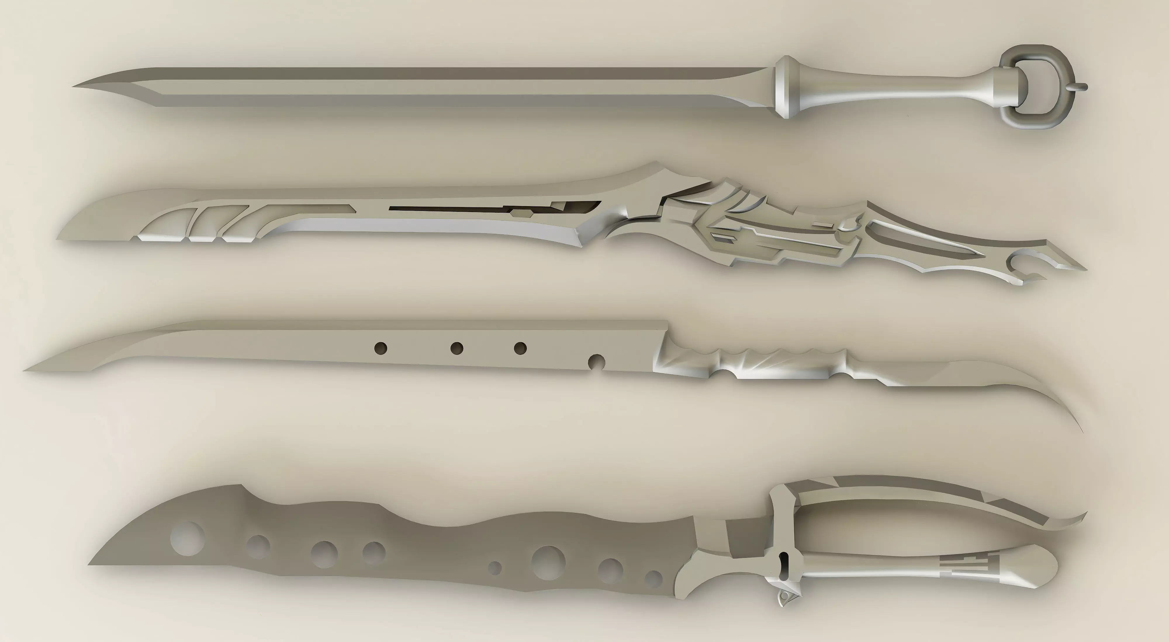 FANTASY SWORDS 3D print model_8