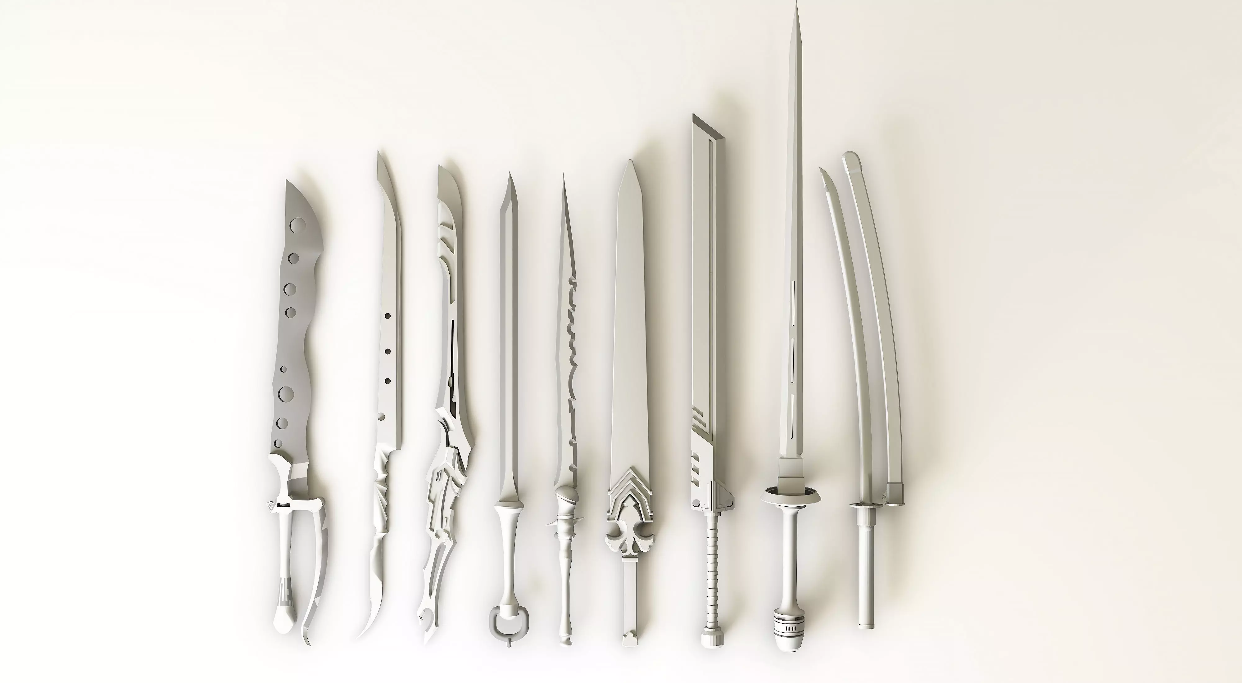 FANTASY SWORDS 3D print model_0