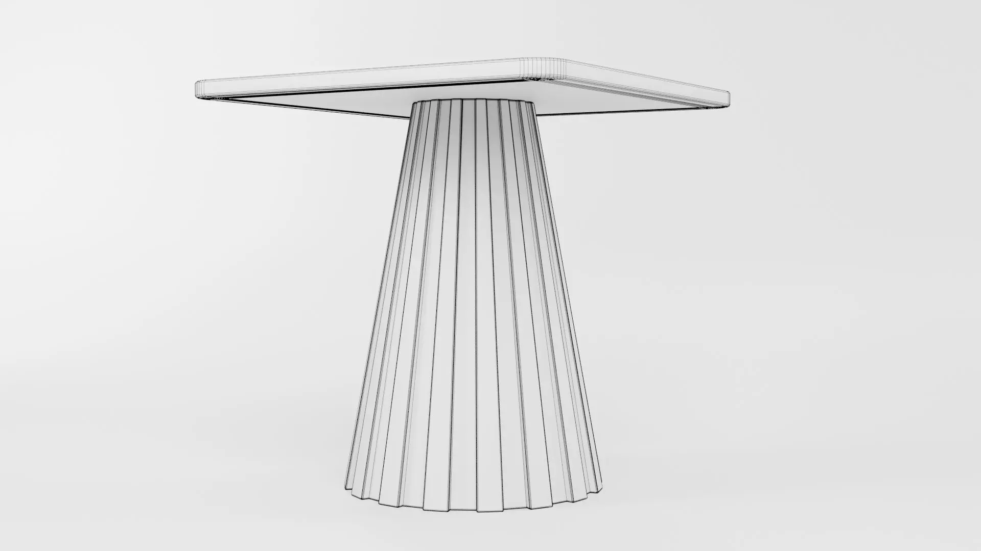 Square Table CG68 3D model_5