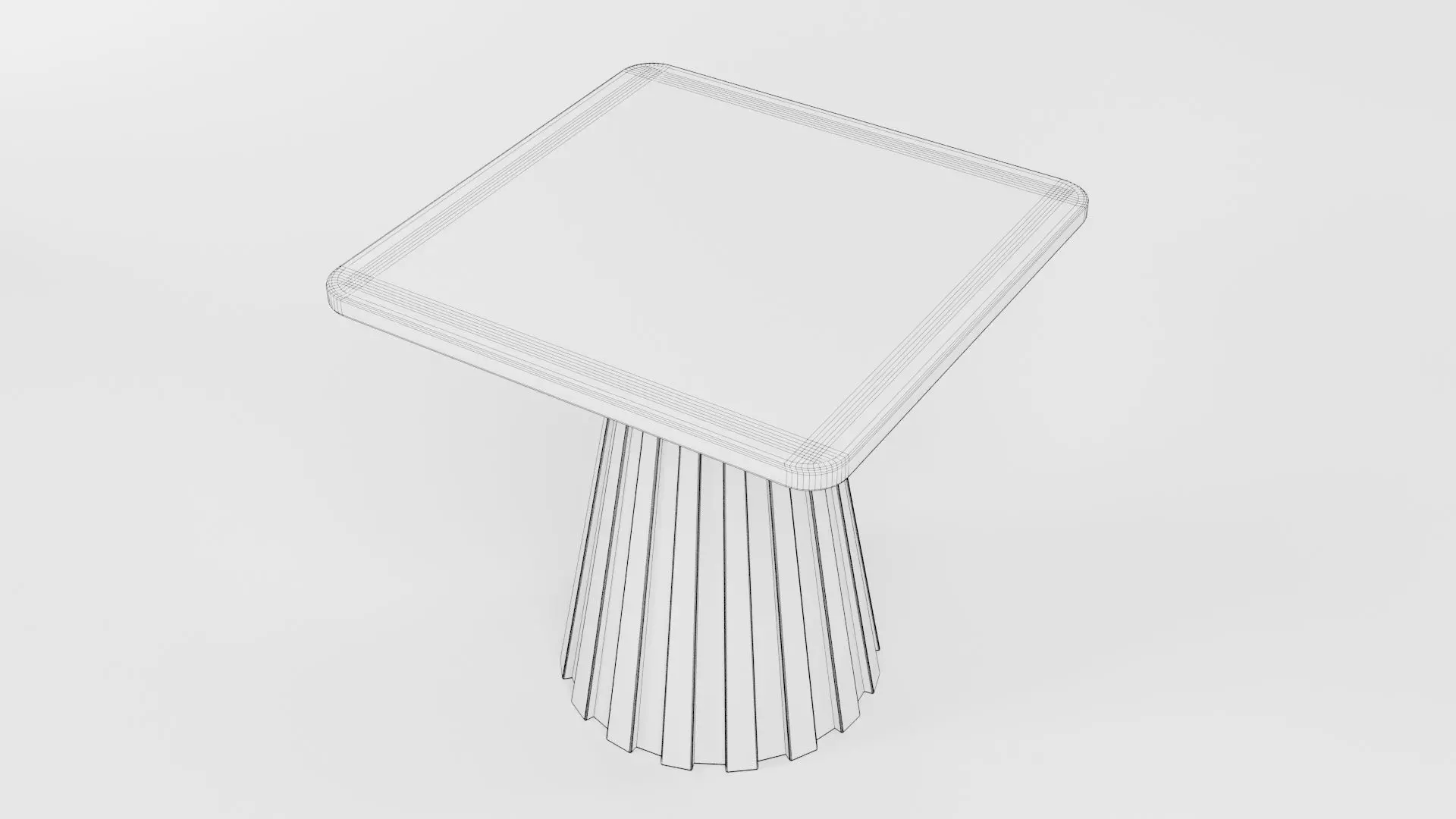 Square Table CG68 3D model_6