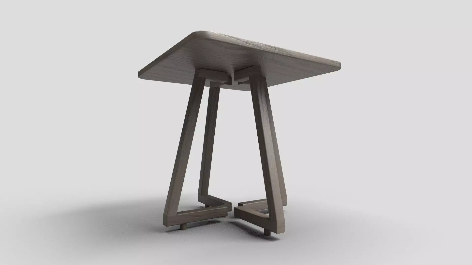 Square Table CG69 3D model_2