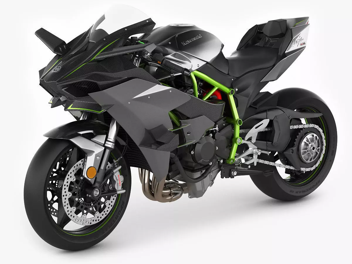 Kawasaki Ninja H2R 3D model