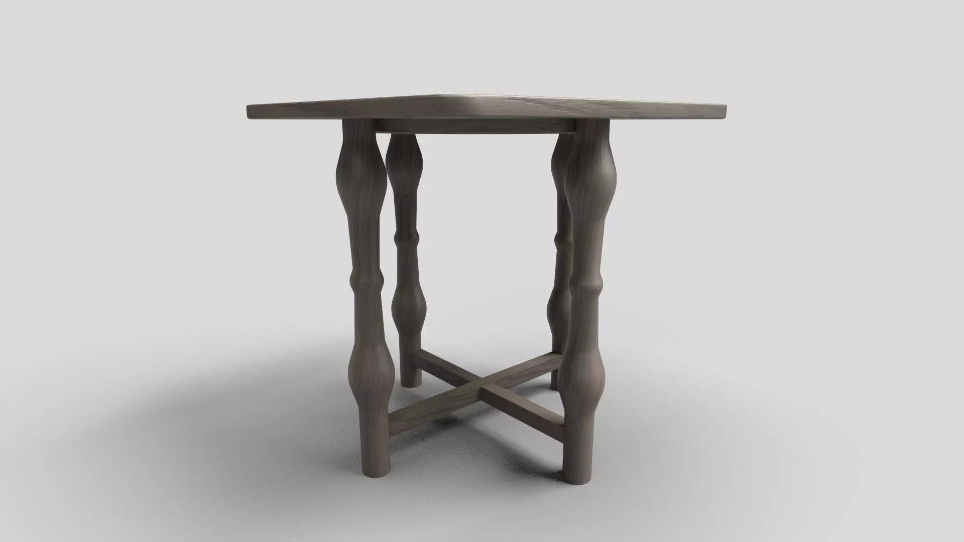 Square Table CG70 3D model_1