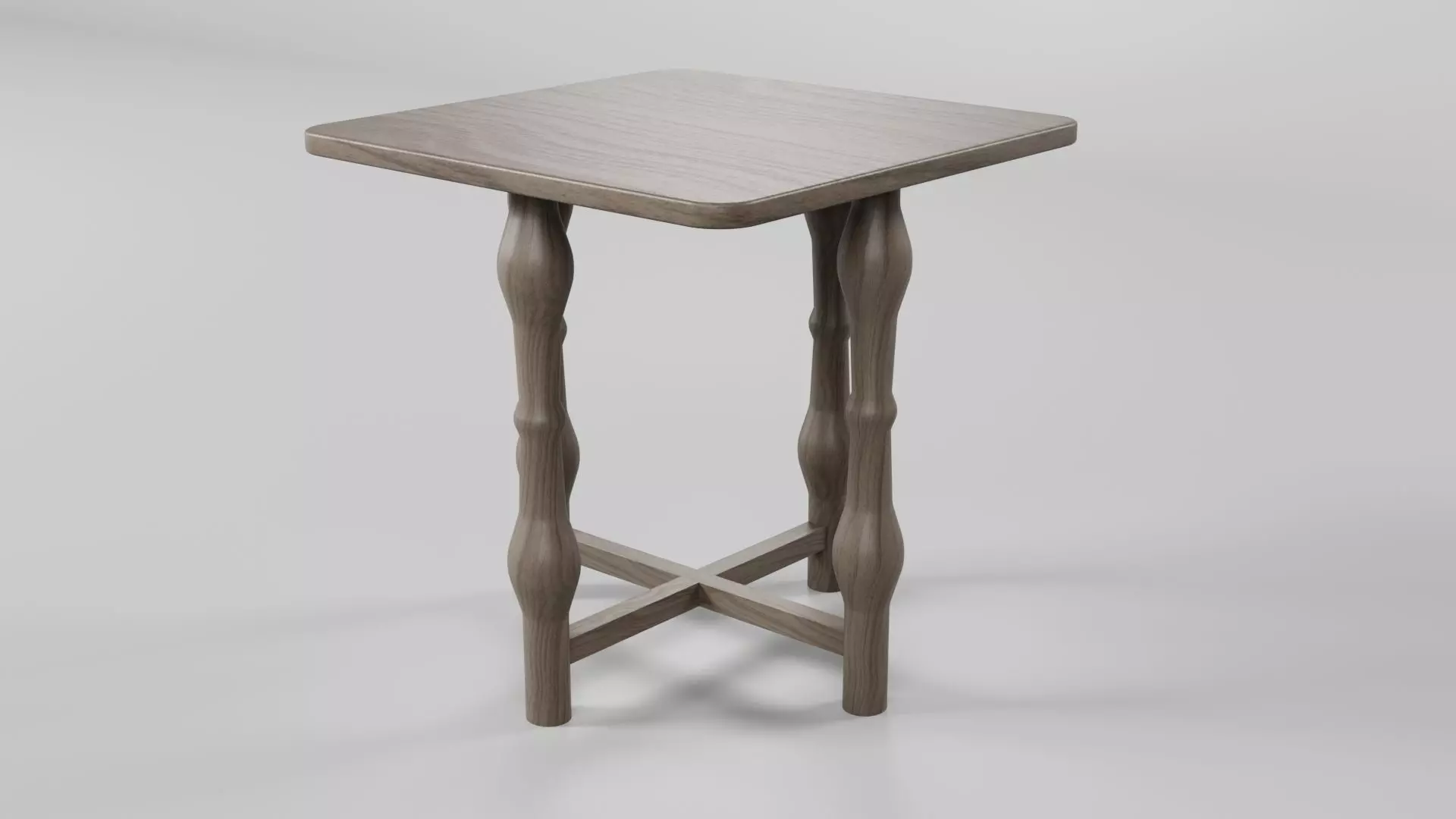 Square Table CG70 3D model_3