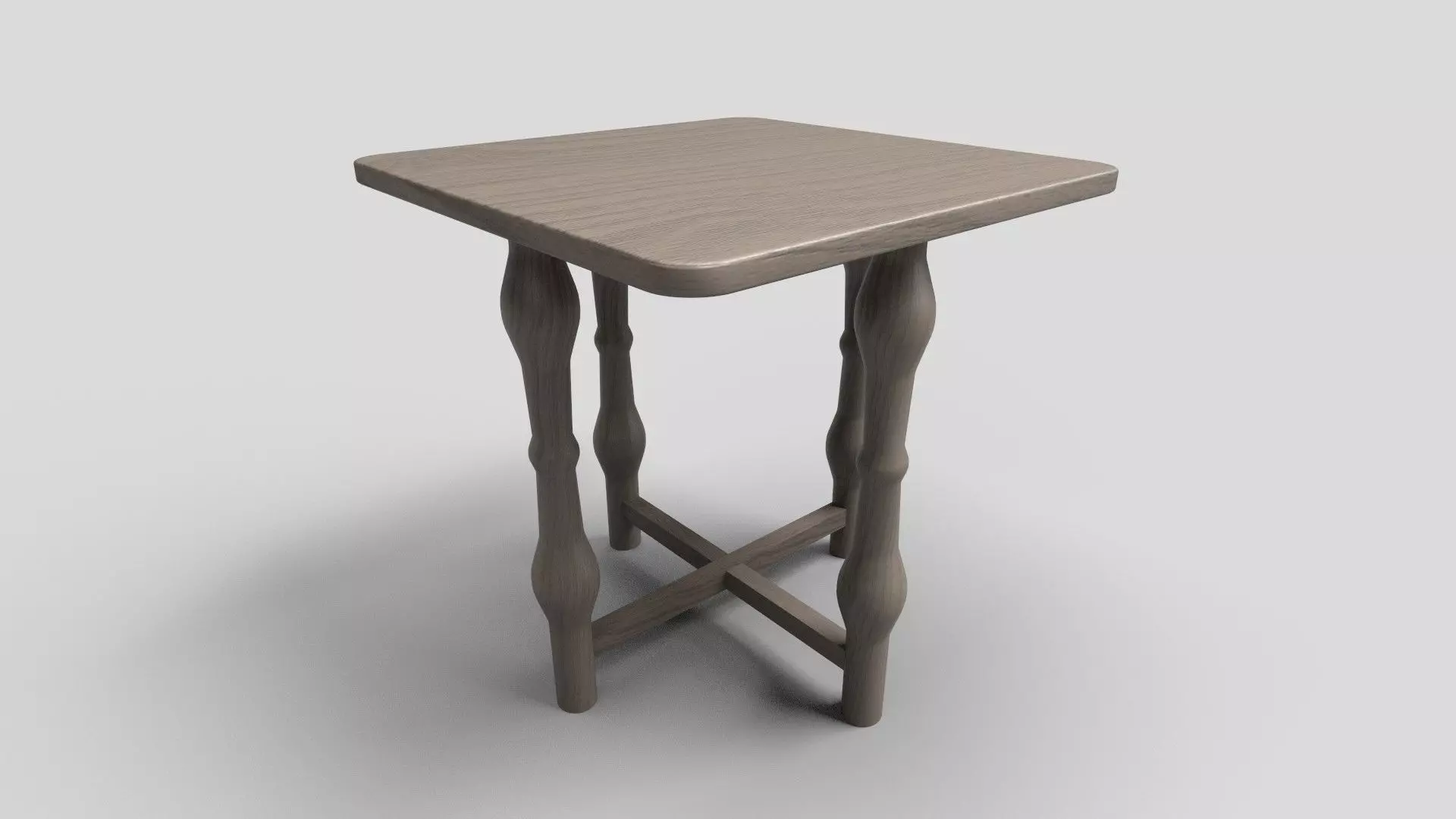 Square Table CG70 3D model_0