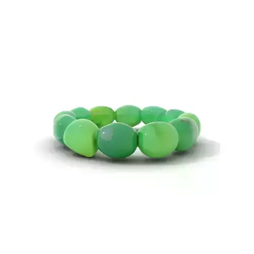 Emerald Jade Bracelet model pack Low-poly 3D model