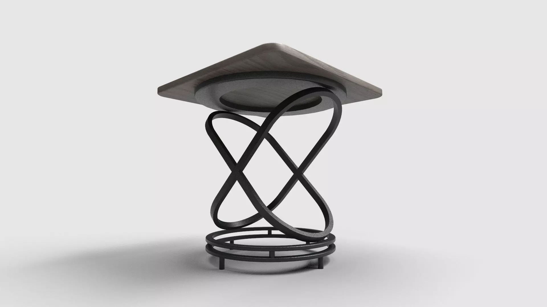 Square Table CG71 3D model_2