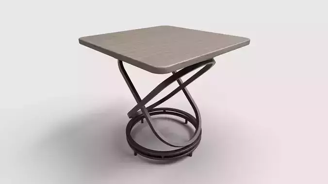 Square Table CG71 3D model