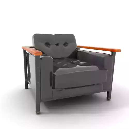 Modern Leather Armchair model pack
