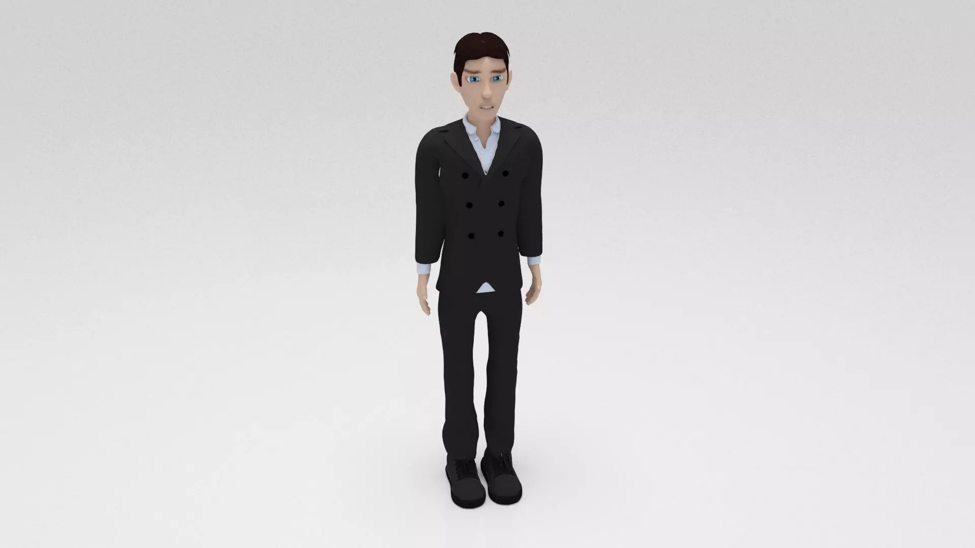 Character pack man  05 Rigged Low-poly 3D model_21