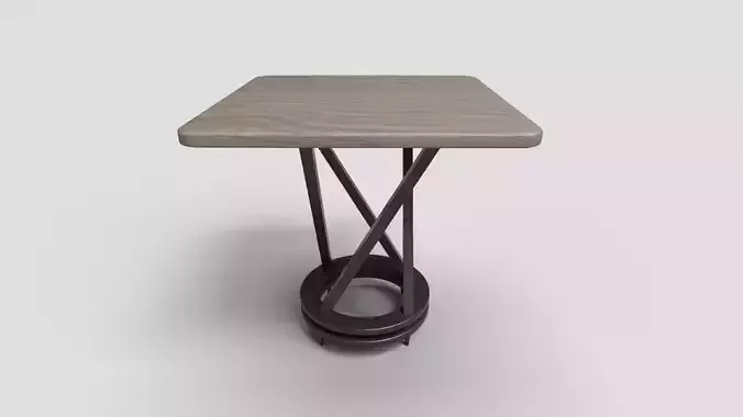 Square Table CG73 3D model