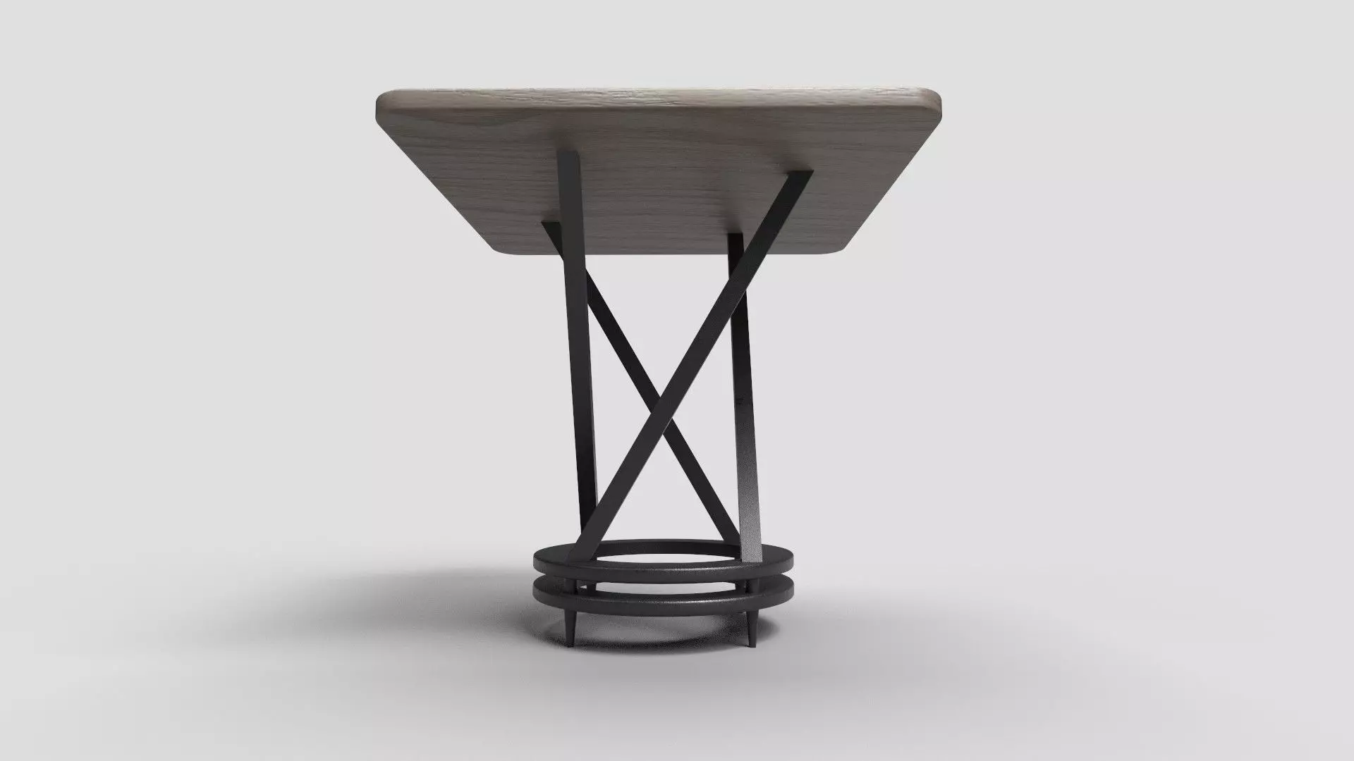 Square Table CG73 3D model_2