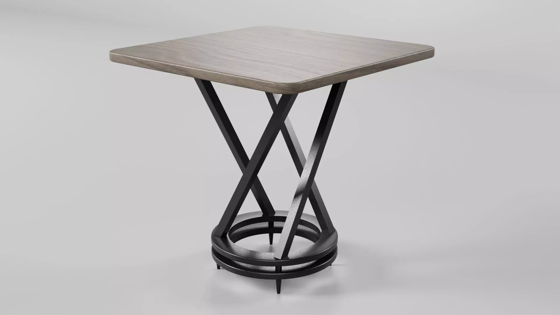Square Table CG73 3D model_3