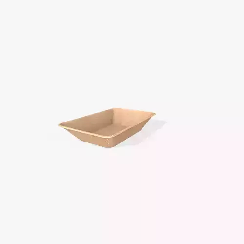 Food Tray Low-poly 3D model