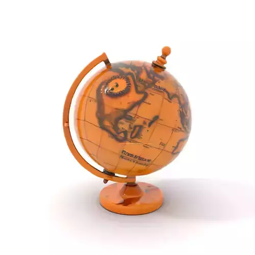 Vintage Brass Globe model pack Low-poly 3D model Vintage Brass Globe model pack Low-poly 3D model