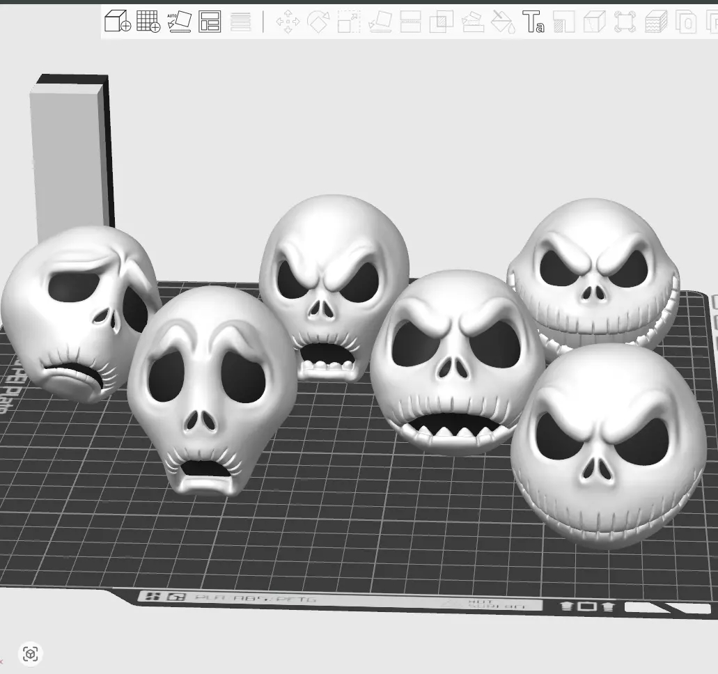 Jack Skellington Halloween Decor 6 Spooky Variants 3D print model_2