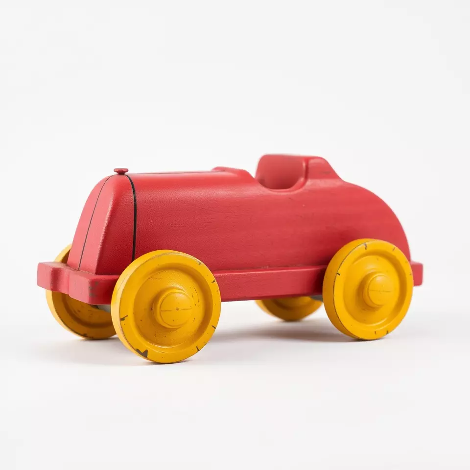 Vintage Red Racer model pack Low-poly 3D model_2