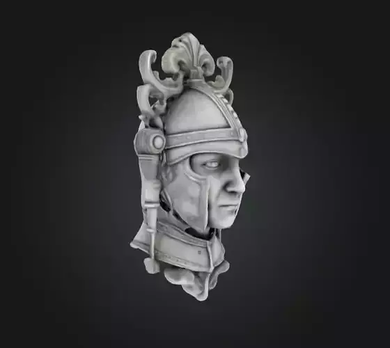 Roman Centurion Marble Relief