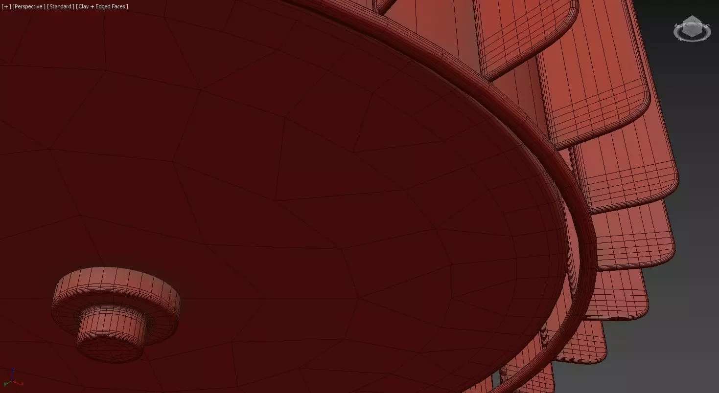 Starburst Flush Mount 3D model_8