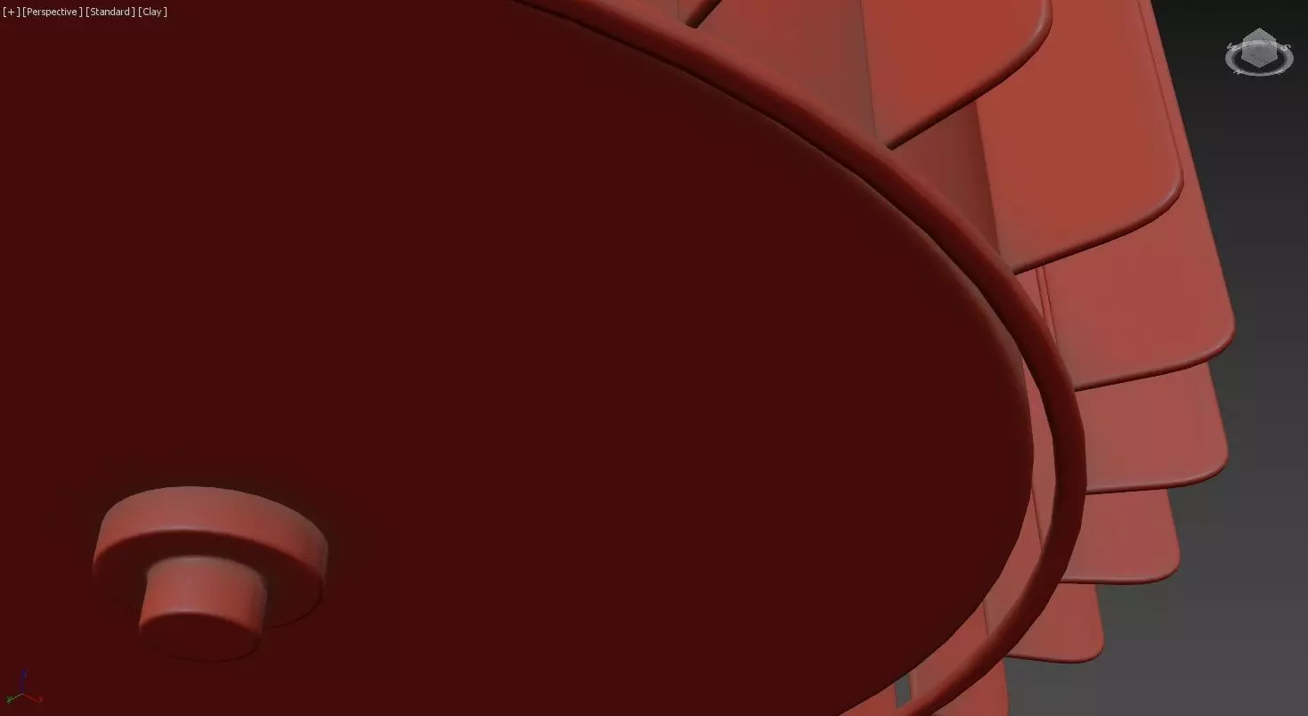 Starburst Flush Mount 3D model_7