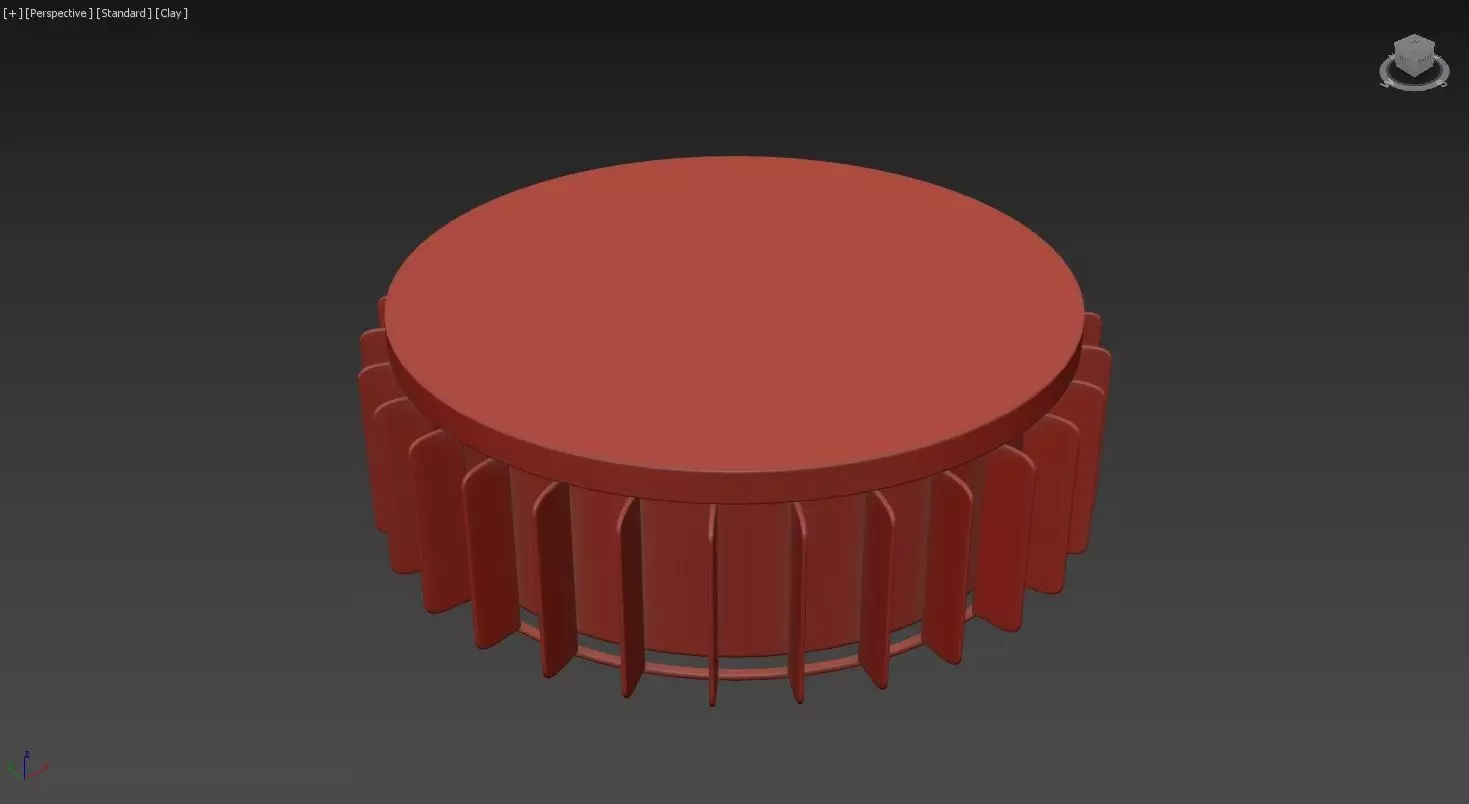 Starburst Flush Mount 3D model_4