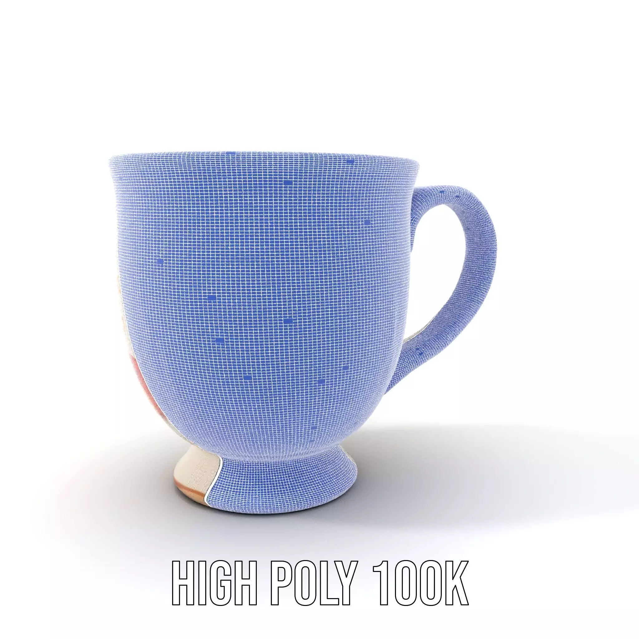 Cute Cat Mug model pack Low-poly 3D model_4