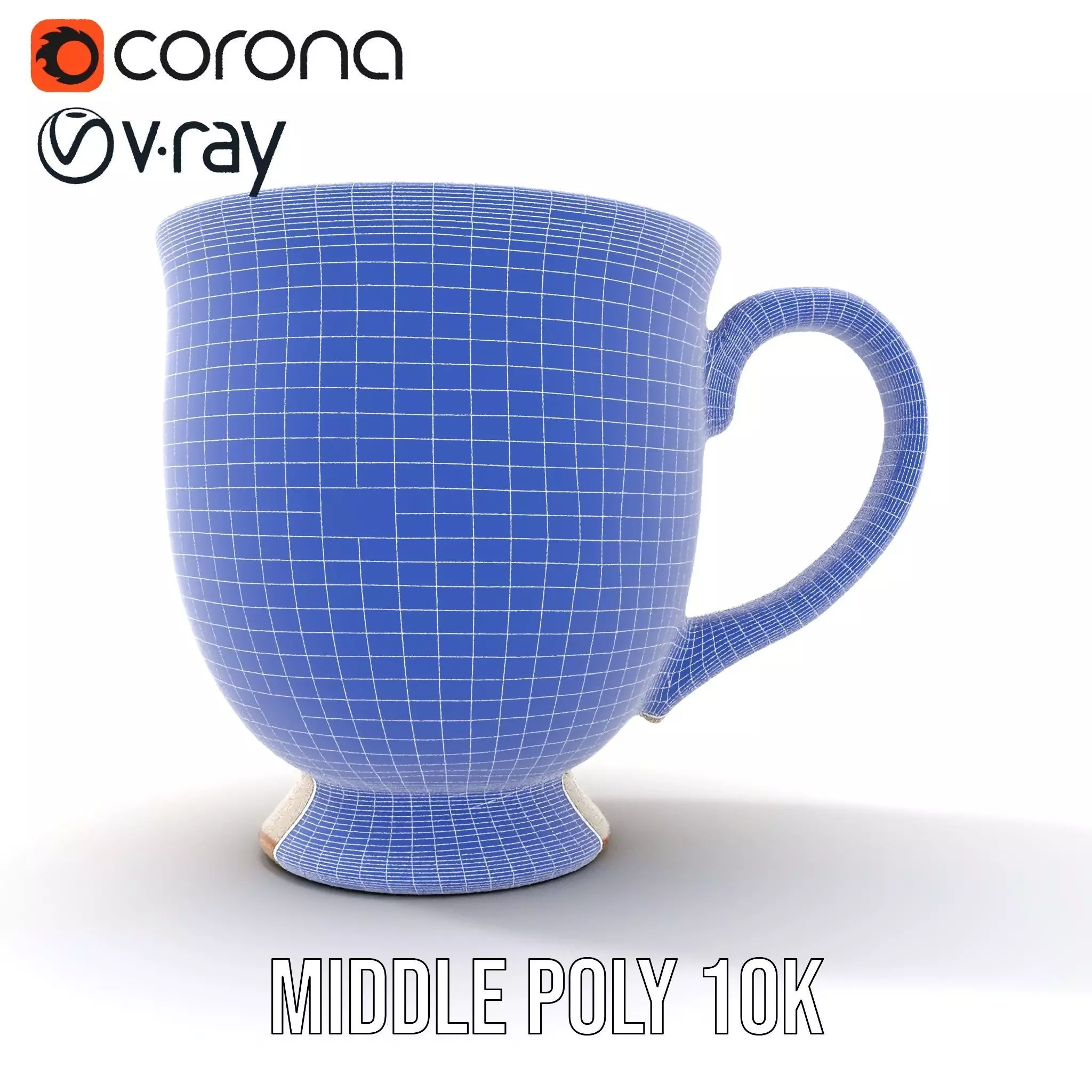 Cute Cat Mug model pack Low-poly 3D model_26