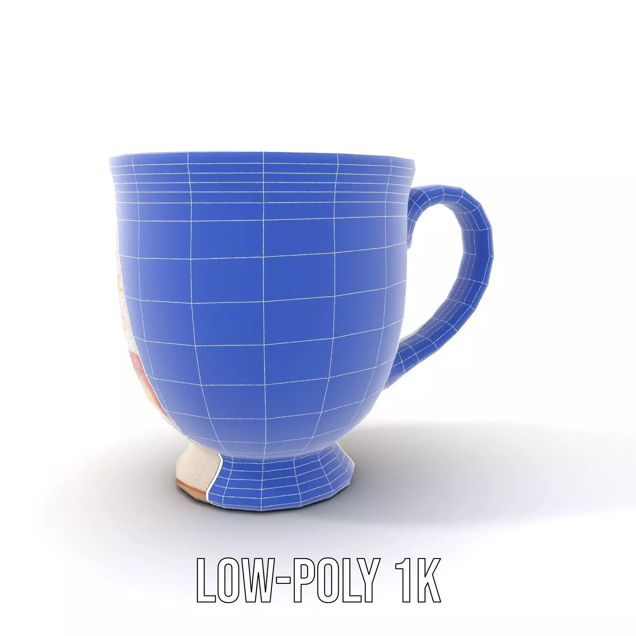 Cute Cat Mug model pack Low-poly 3D model_30