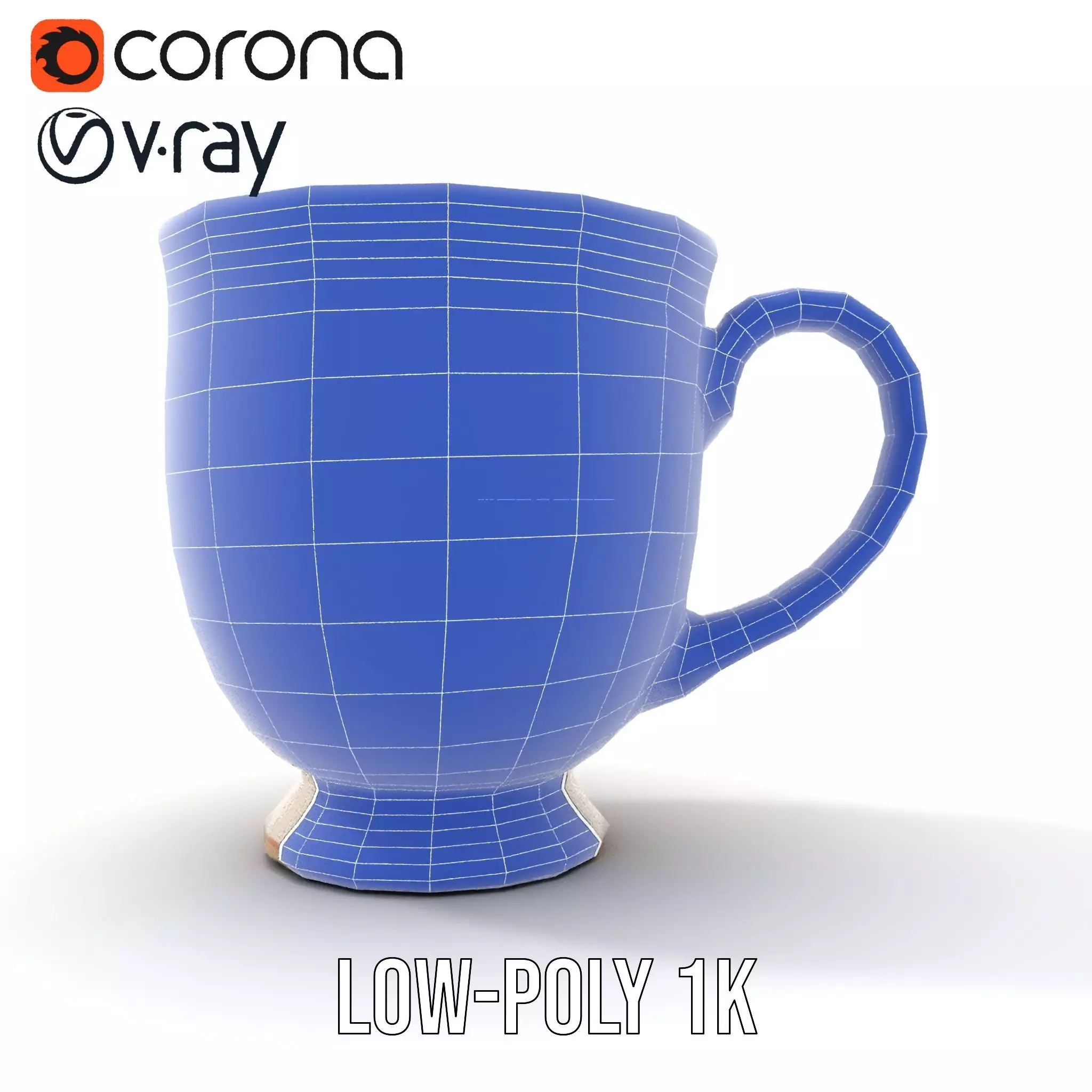 Cute Cat Mug model pack Low-poly 3D model_27