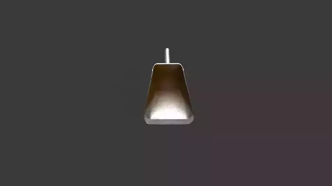 Popcorn Pan Low-poly 3D model 2