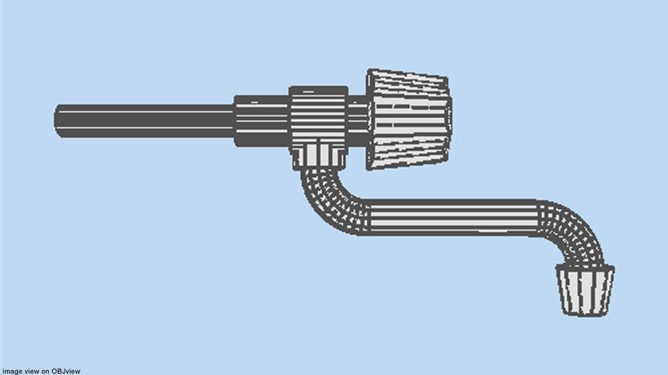 Tap Water Valve - Type 5 3D model_4