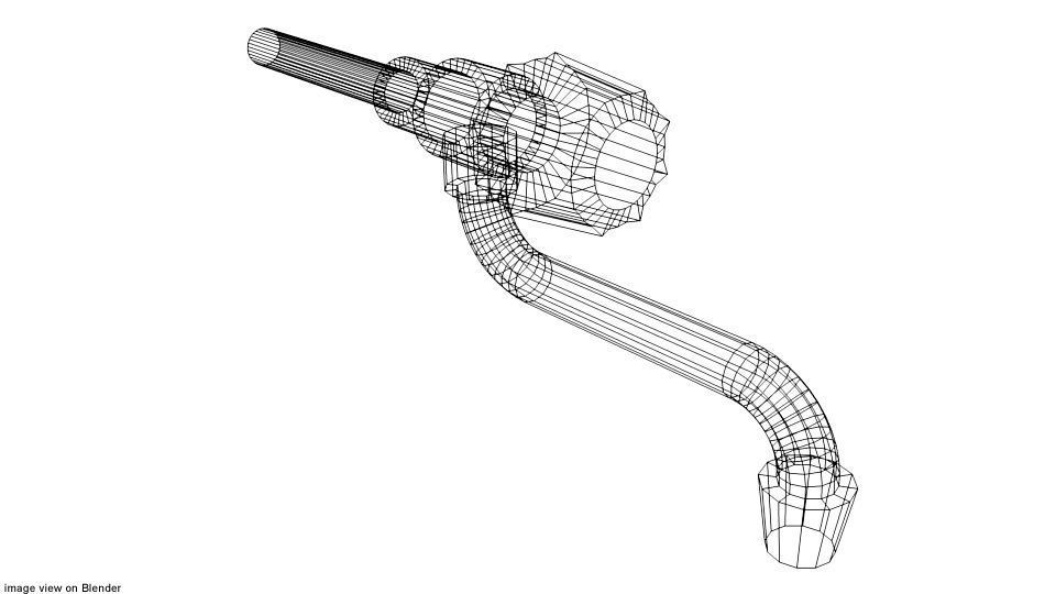 Tap Water Valve - Type 5 3D model_3