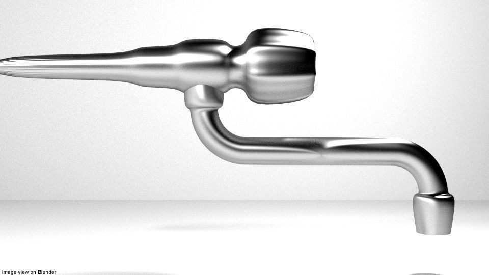Tap Water Valve - Type 5 3D model_1