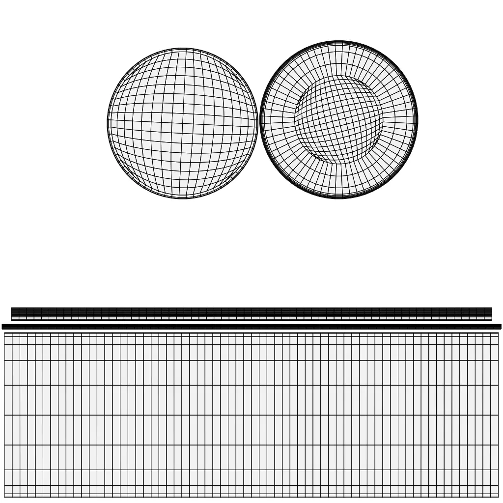 Aluminium Rounded Tin can Low-poly 3D model_6