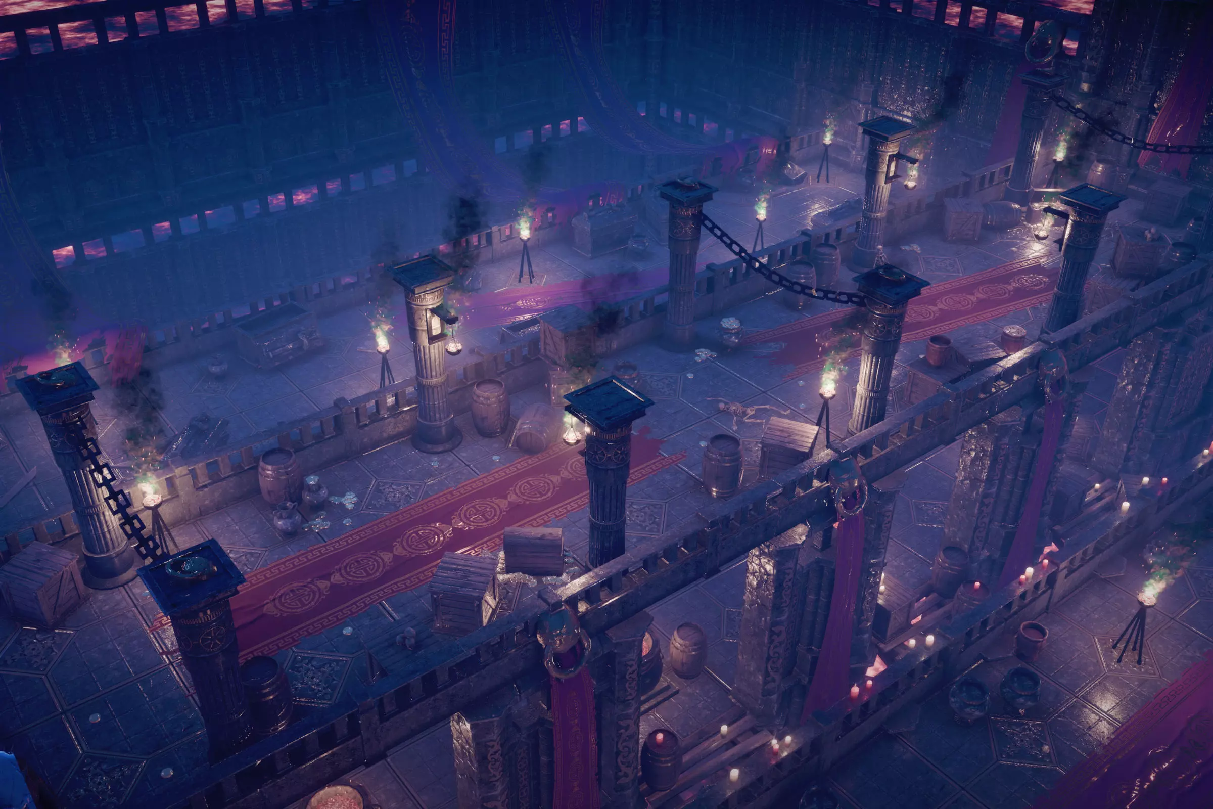 Dark Dungeon MODULAR - UNITY -HDRP-URP- Low-poly 3D model_15