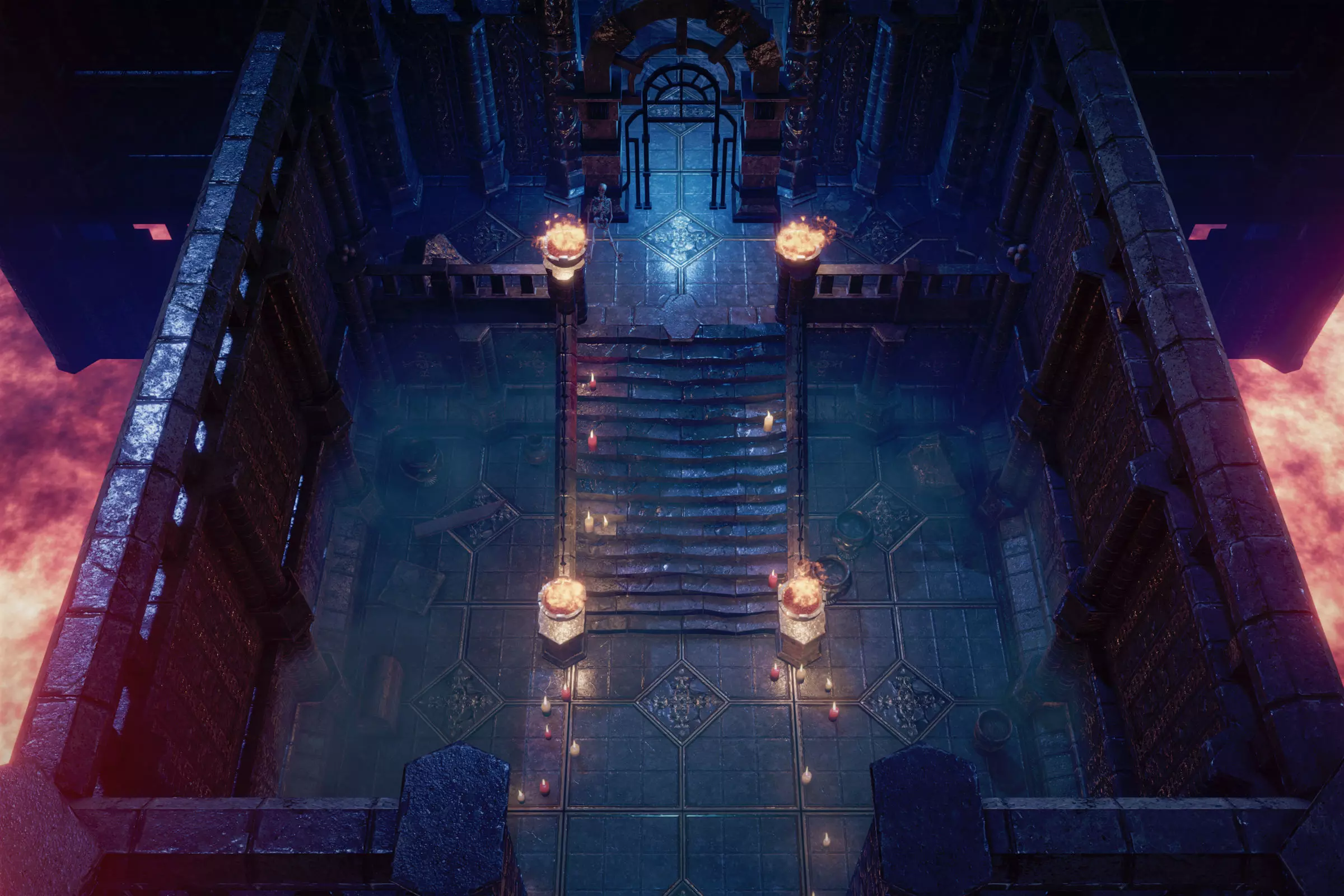 Dark Dungeon MODULAR - UNITY -HDRP-URP- Low-poly 3D model_5