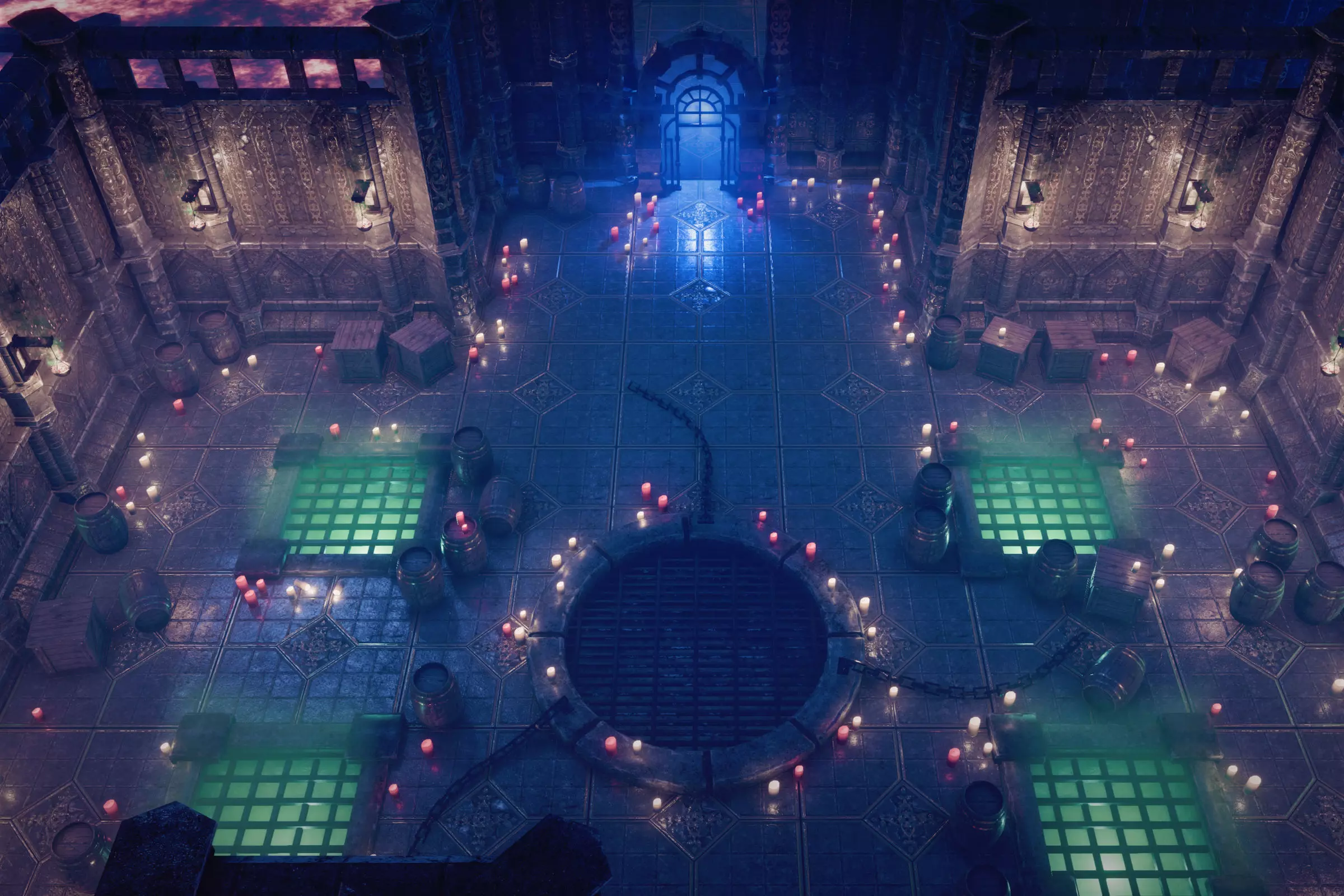 Dark Dungeon MODULAR - UNITY -HDRP-URP- Low-poly 3D model_11