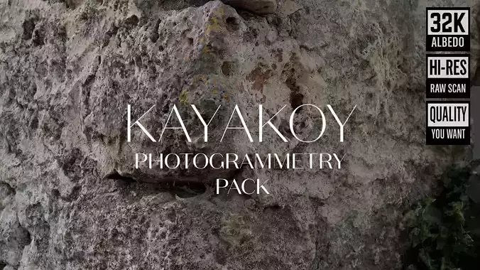 Abandoned House Ruined Part Scan - Stone Gate Corner