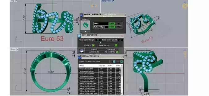 Love Lettering Jewelry stl 3dm Ring Model jr00227
