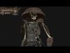 SkeletonSamurai2 Low-poly 3D model_1