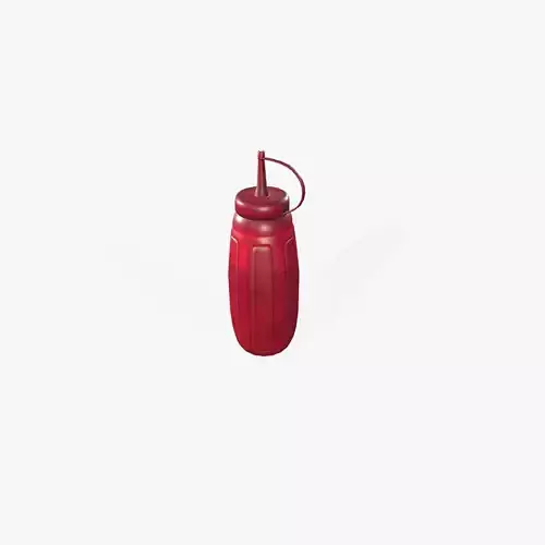 Sauce 01b Low-poly 3D model