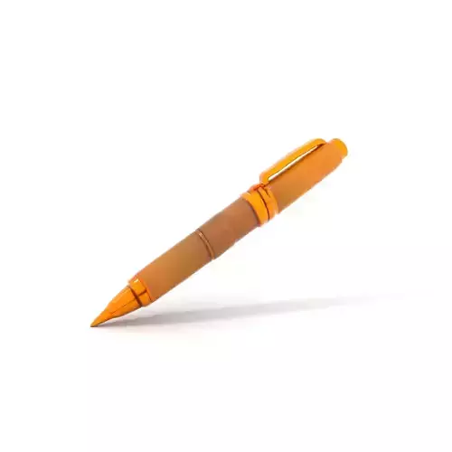 Golden Tactical Pen model pack Low-poly 3D model