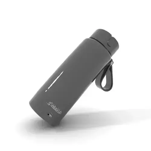 Black Sleek Thermos model pack Low-poly 3D model