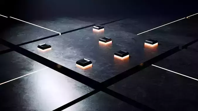 Live Sci-fi Wallpaper - Tron Inspired Environment